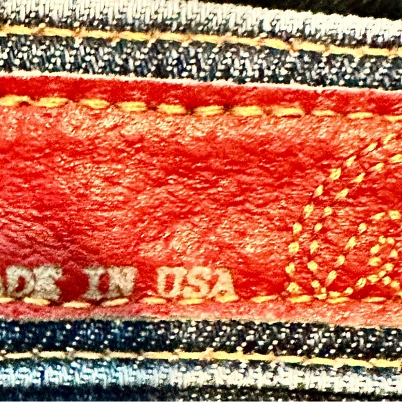 AG EUC Straight Leg Charlotte Adrianno Goldschmied Jeans Blue wash denim SZ 28R - Picture 12 of 13